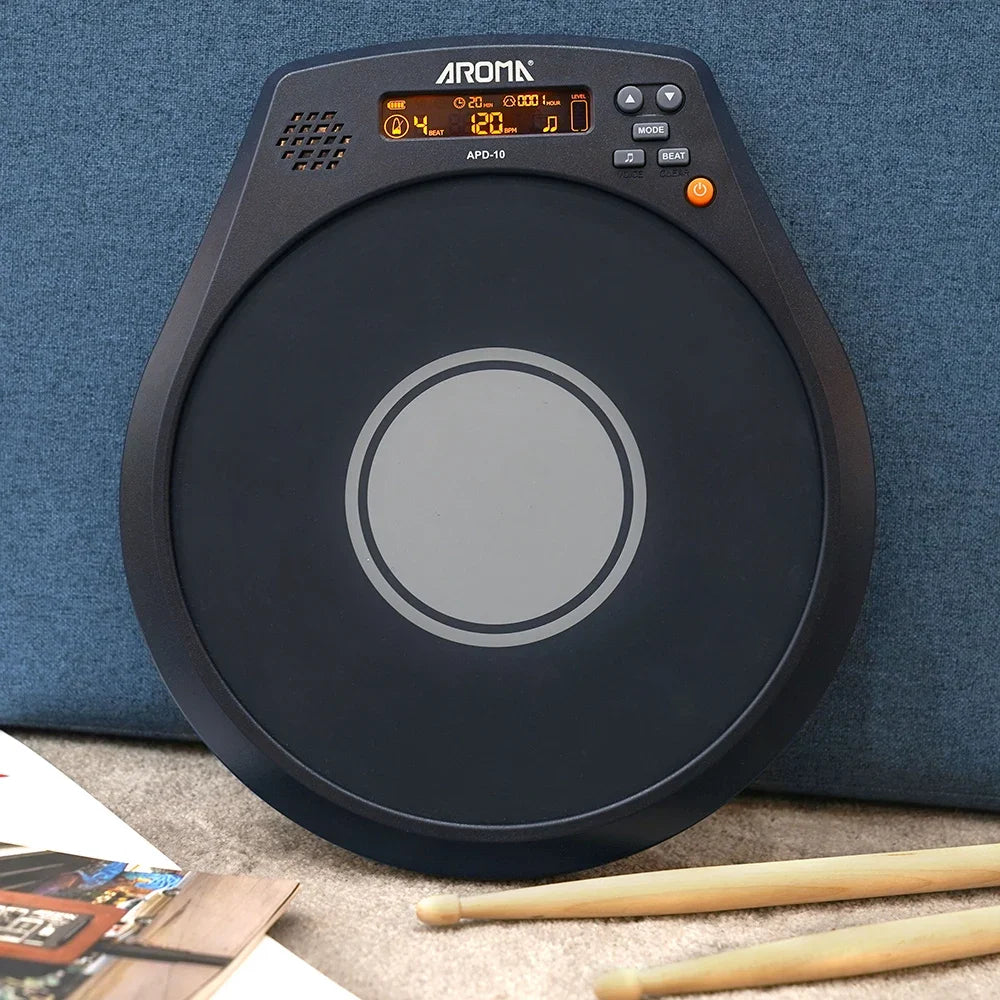 Rechargeable Multifunction Electronic Drum Pad With Metronome And Speed Detection
