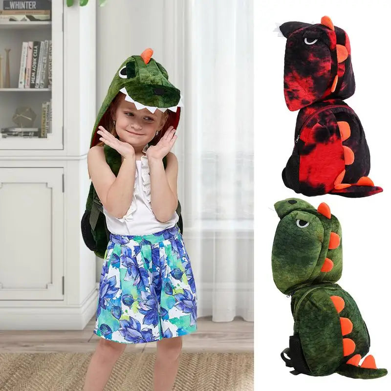 Plush 3D Dinosaur Backpack for Kids - Perfect Gift for Preschoolers