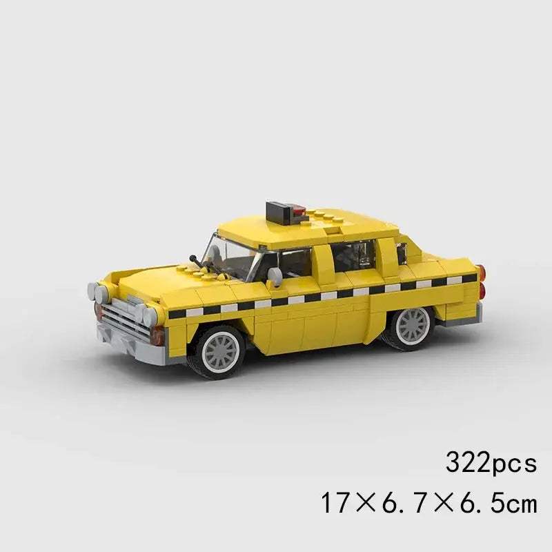 MOC Speed Super Race Car Vehicle Racing Model Building Blocks Bricks Rally Sport Pickup Truck Toy City Technical Christmas gift - ToylandEU