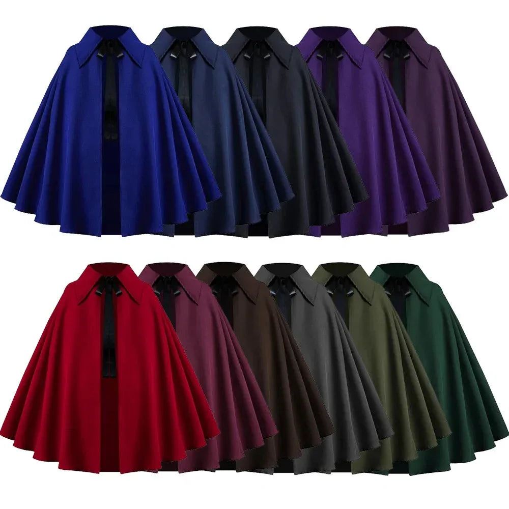 Authentic Medieval Cloak Cosplay Cape Costume For Women - ToylandEU