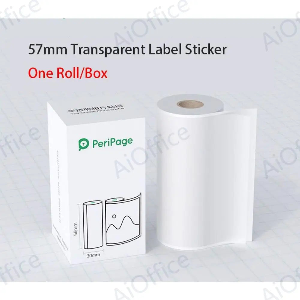 Translucent Sticky Paper Peripage Mini Printer Paper Sticker - ToylandEU