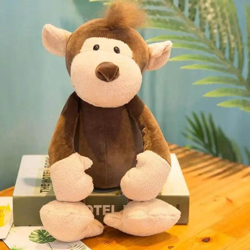  Safari Adventure Animal Plush Doll Set for Kids - 25cm Lifelike  -  ToylandEU™