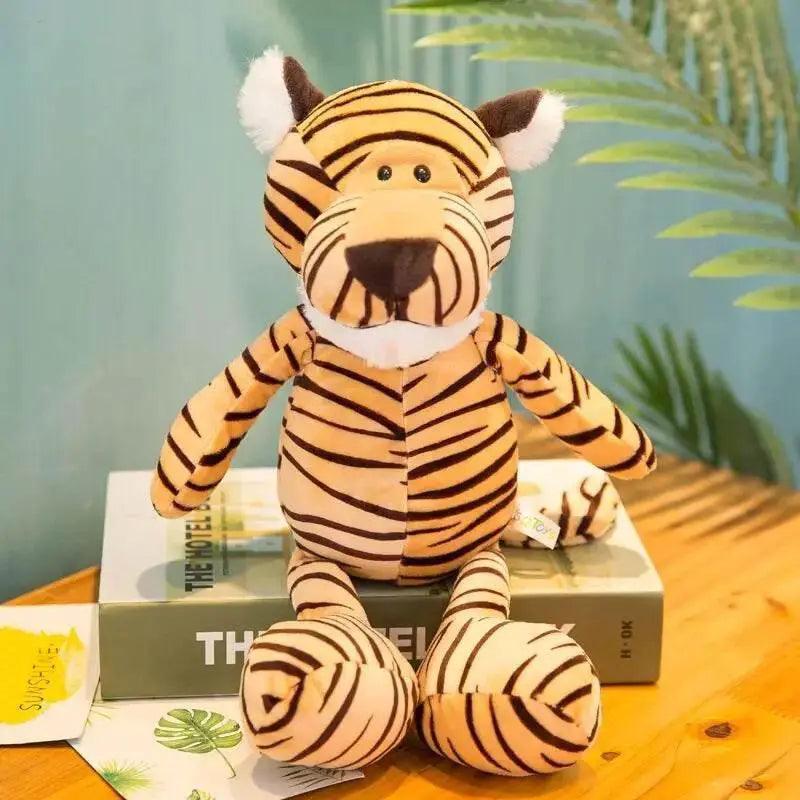  Safari Adventure Animal Plush Doll Set for Kids - 25cm Lifelike  -  ToylandEU™