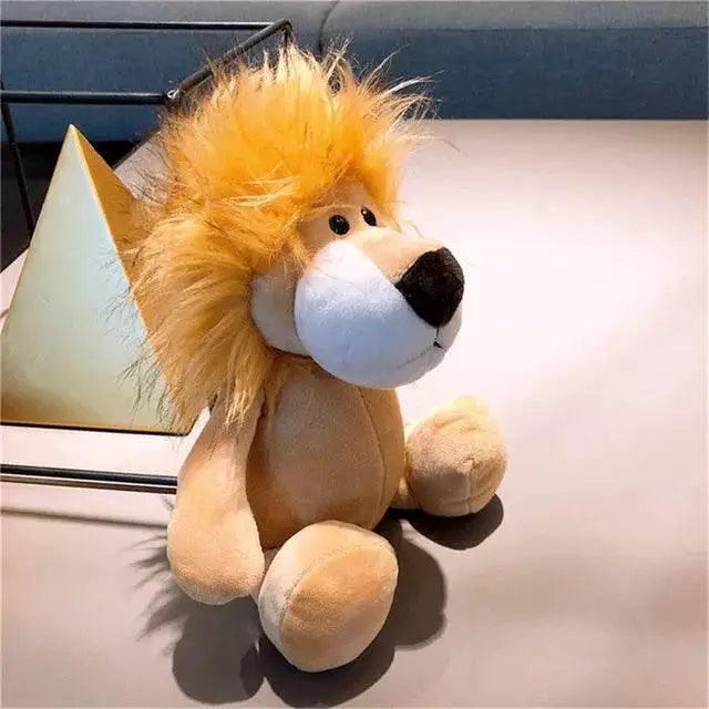  Safari Adventure Animal Plush Doll Set for Kids - 25cm Lifelike  -  ToylandEU™