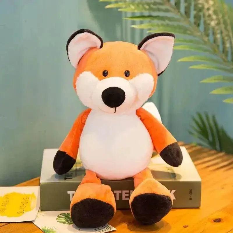  Safari Adventure Animal Plush Doll Set for Kids - 25cm Lifelike  -  ToylandEU™