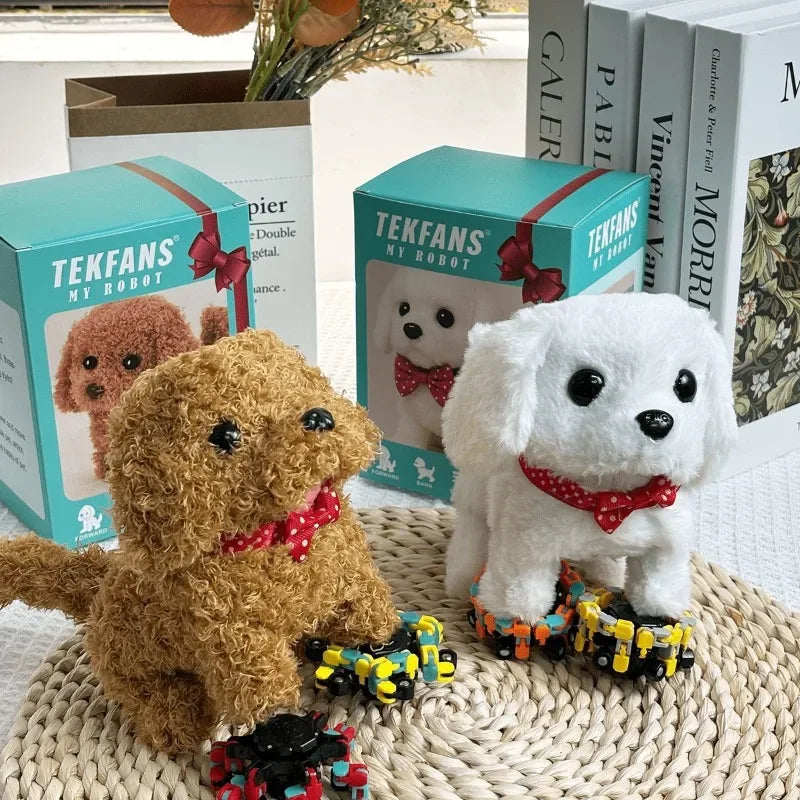 Interactive Plush Dog Toy Walking Robot Pet For Kids - ToylandEU