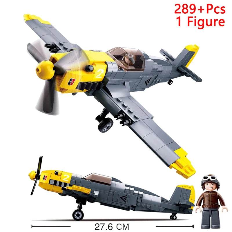 Military F/A-18E Super BumbleBee Fighter Plane Building Blocks - ToylandEU