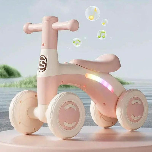 Safe Baby Balance Bike 4 Wheel Glide Toyland EU -  ToylandEU™