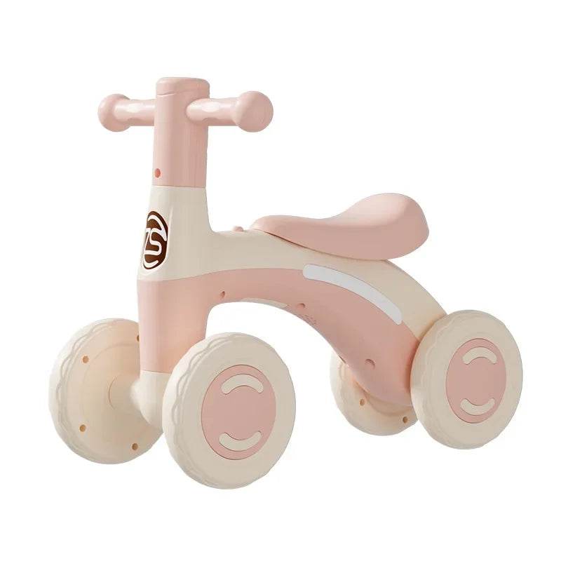 Safe Baby Balance Bike Four Wheel Silent Glide Ages 1 to 3 - ToylandEU