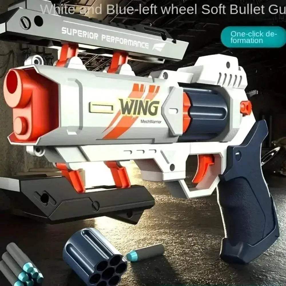  Safe Gun Toy Revolver For Kids Outdoor Shooting Game -  ToylandEU™