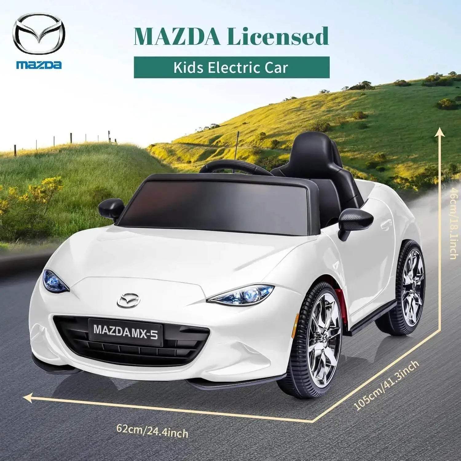  Safe Mazda Licensed Kids Ride On Car 4 Wheel Toyland EU -  ToylandEU™