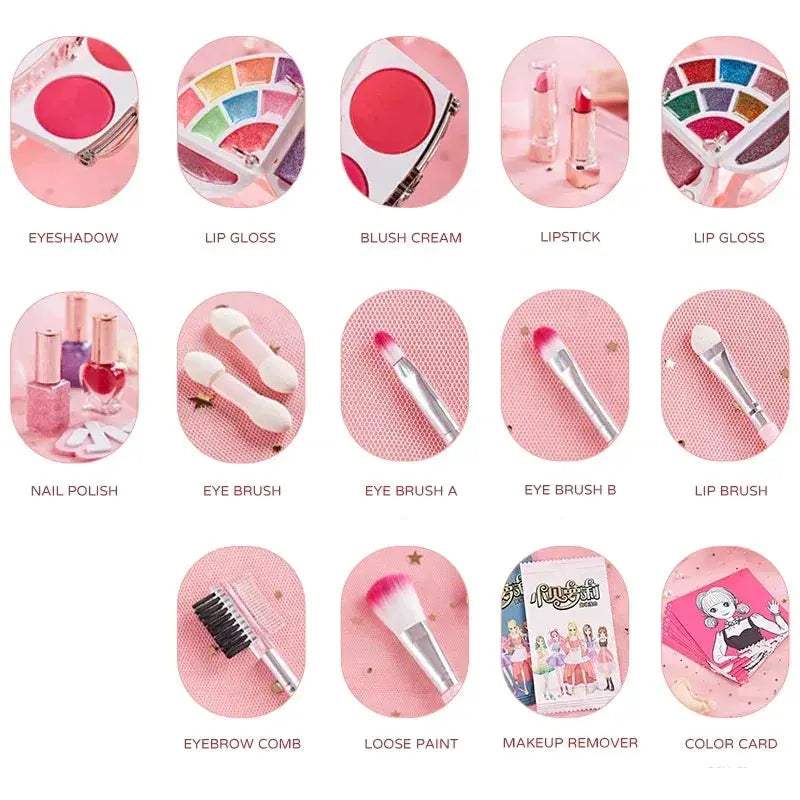 Safe Non Toxic Cosmetics Set For Kids Pretend Play - ToylandEU