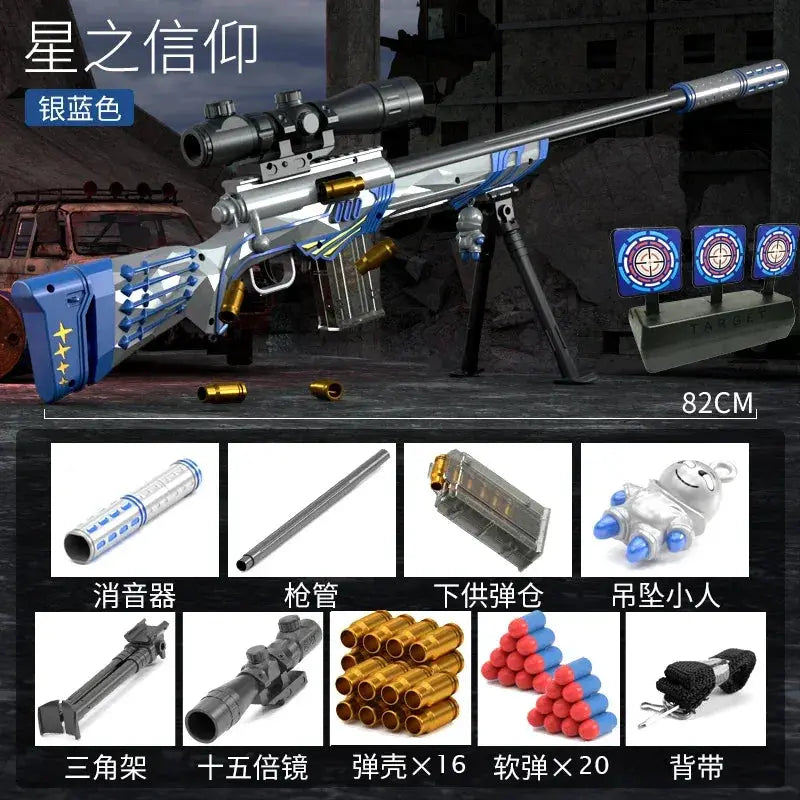 Safe Shell Soft Bullet Toy Gun For Active Outdoor Play - ToylandEU