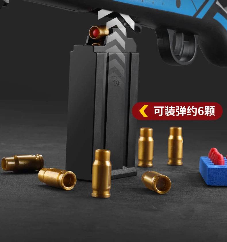 Safe Shell Throwing Soft Bullet Toy Gun Manual Mode Outdoor Game Model - ToylandEU