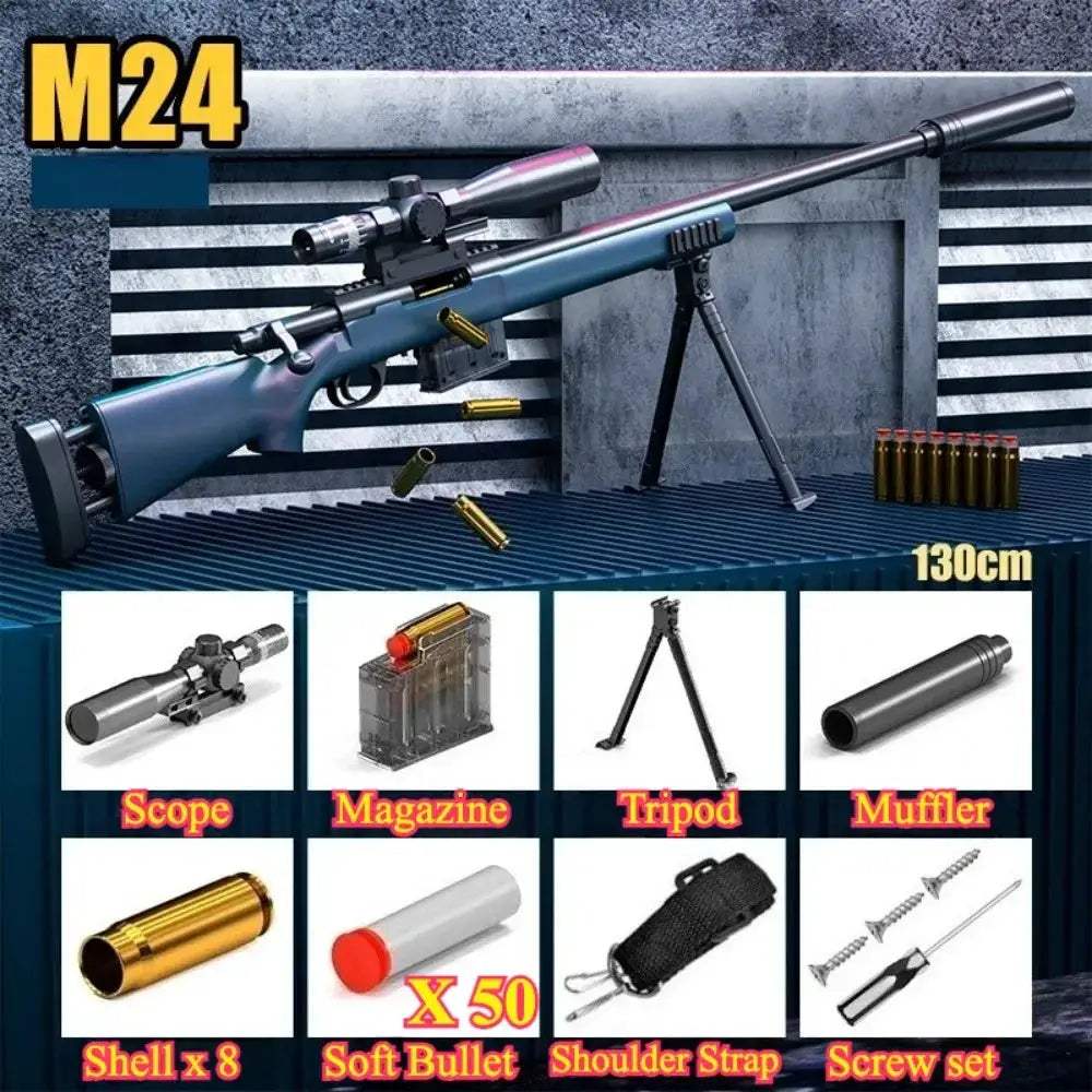 Safe Soft Bullet Toy Gun For Outdoor Adventure Games - ToylandEU