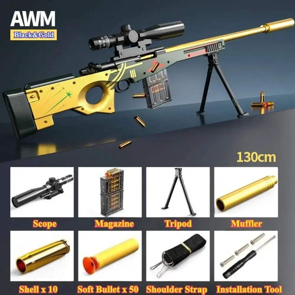 Safe Soft Bullet Toy Gun For Outdoor Adventure Games - ToylandEU