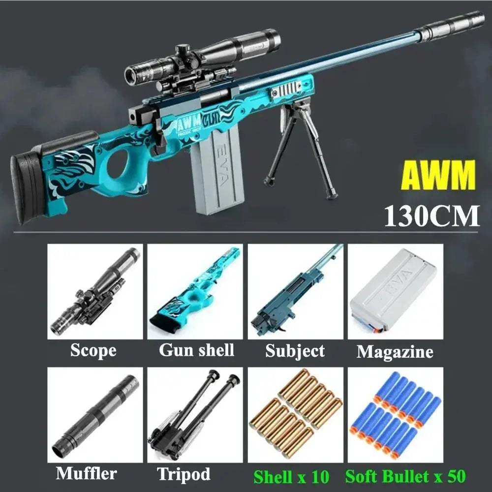 Safe Soft Bullet Toy Gun For Outdoor Adventure Games - ToylandEU