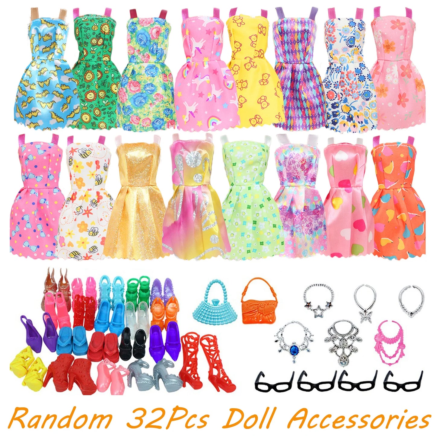 Doll Accessories Set For 11.5 Inch Dolls With Outfits