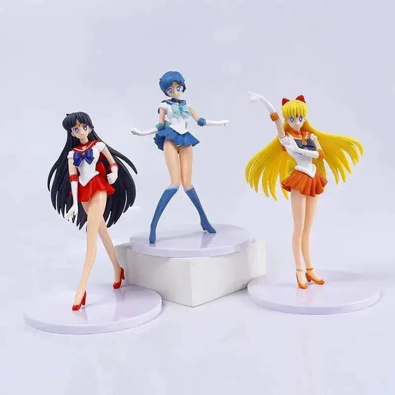  Sailor Moon Figures Set 7 Inch PVC Five Piece Bundle -  ToylandEU™