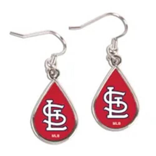 Saint Louis Cardinals Earrings Tear Drop Style Special Order - ToylandEU