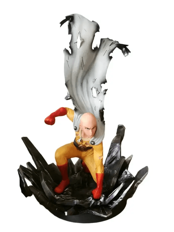 Saitama One Punch Man Figure PVC Statue 25 Cm Collectible - ToylandEU