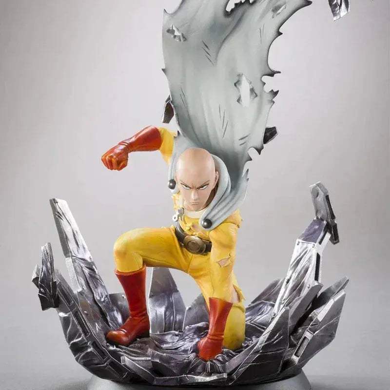 Saitama One Punch Man Figure PVC Statue 25 Cm Collectible - ToylandEU