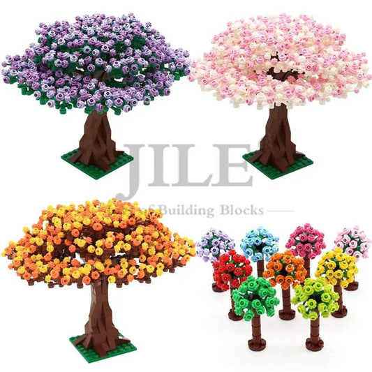  Sakura Cherry Blossom Building Blocks Treehouse Premium Set -  ToylandEU™