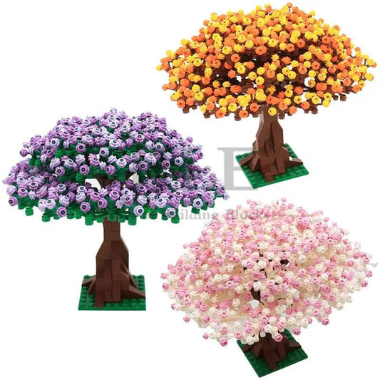  Sakura Cherry Blossom Building Blocks Treehouse Premium Set -  ToylandEU™