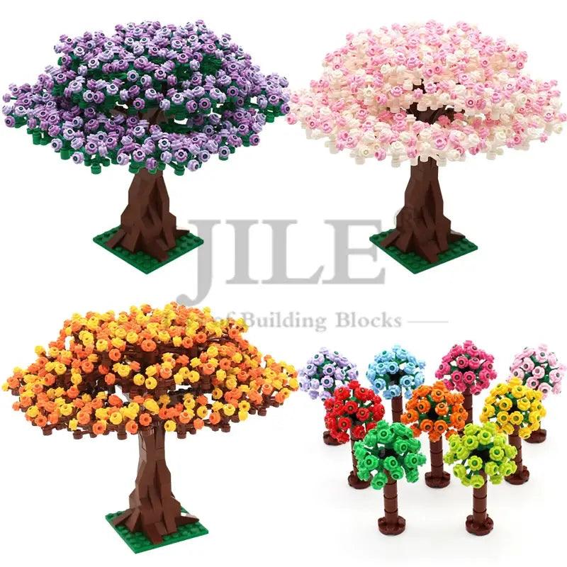  Sakura Cherry Blossom Building Blocks Treehouse Premium Set -  ToylandEU™