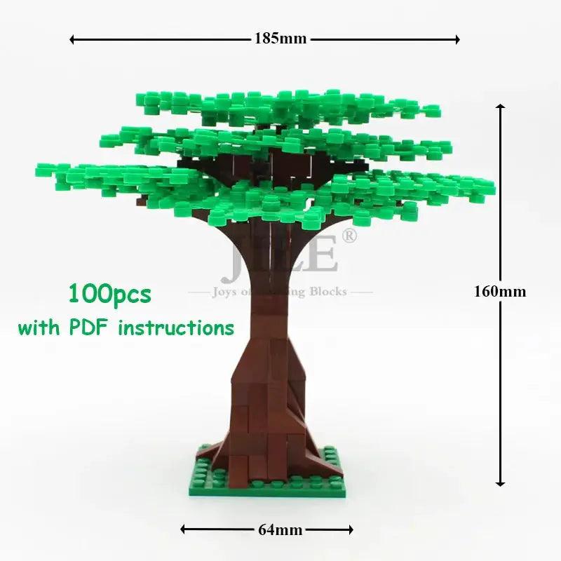  Sakura Cherry Blossom Building Blocks Treehouse Premium Set -  ToylandEU™