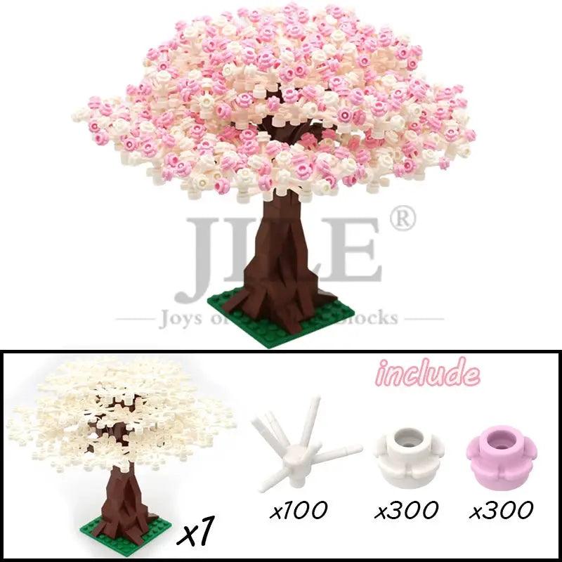  Sakura Cherry Blossom Building Blocks Treehouse Premium Set -  ToylandEU™