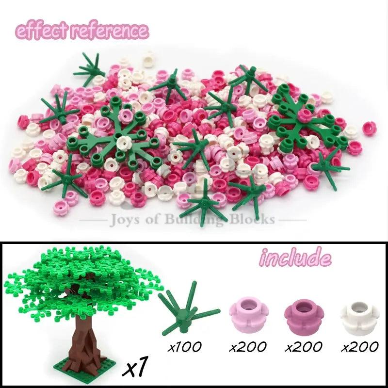  Sakura Cherry Blossom Building Blocks Treehouse Premium Set -  ToylandEU™