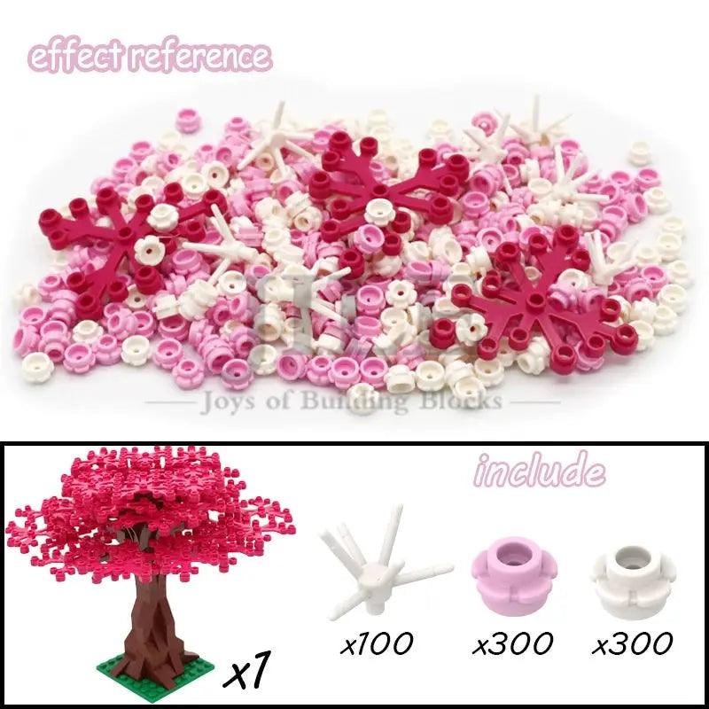  Sakura Cherry Blossom Building Blocks Treehouse Premium Set -  ToylandEU™