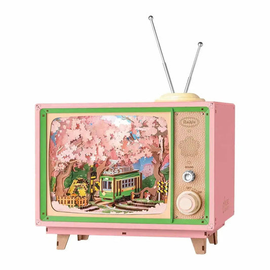  Sakura Dream DIY Music Box 3D Wooden Puzzle Lights -  ToylandEU™