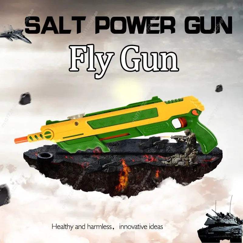 Salt Gun Toy Gun Mosquito Fly Shooter With Safety Shield - ToylandEU