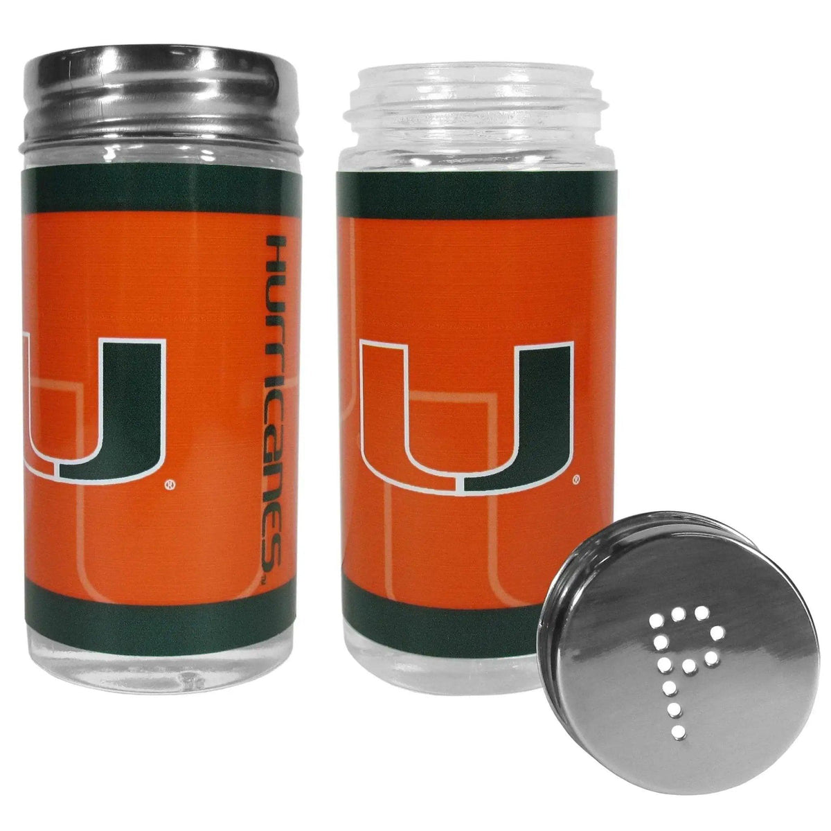  Miami Hurricanes Salt And Pepper Shakers Tailgater Set -  ToylandEU™