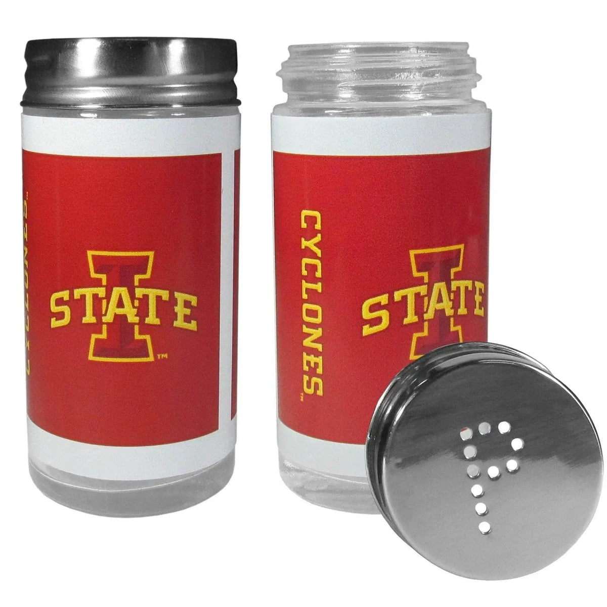  Iowa State Cyclones Glass Salt and Pepper Shakers Tailgater -  ToylandEU™