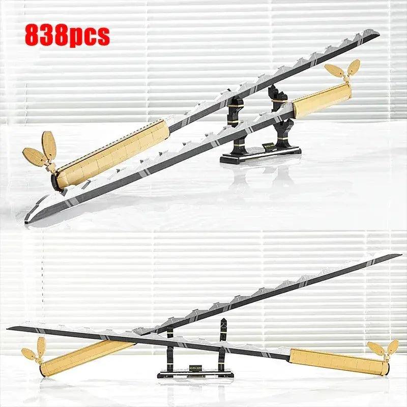  Samurai Sword Building Blocks Kit STEM For Anime Fans -  ToylandEU™