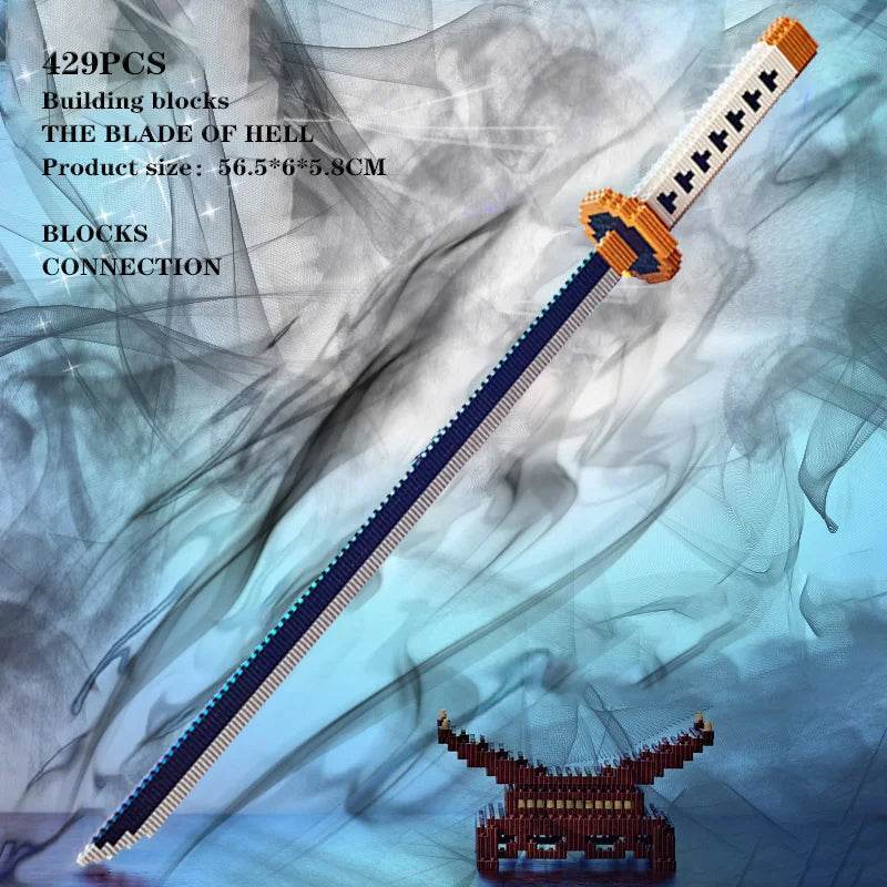 Samurai Sword Building Blocks Ninja Blade Katana Toys for Adults - ToylandEU