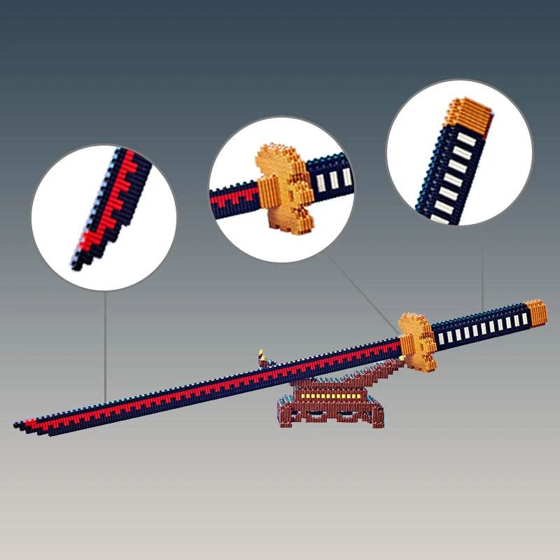 Samurai Sword Building Blocks Ninja Blade Katana Toys for Adults - ToylandEU