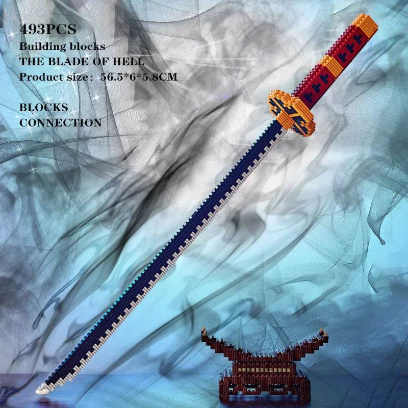 Samurai Sword Building Blocks Ninja Blade Katana Toys for Adults - ToylandEU