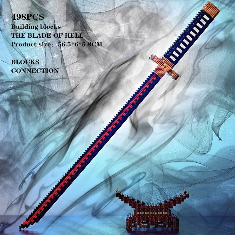 Samurai Sword Building Blocks Ninja Blade Katana Toys for Adults - ToylandEU