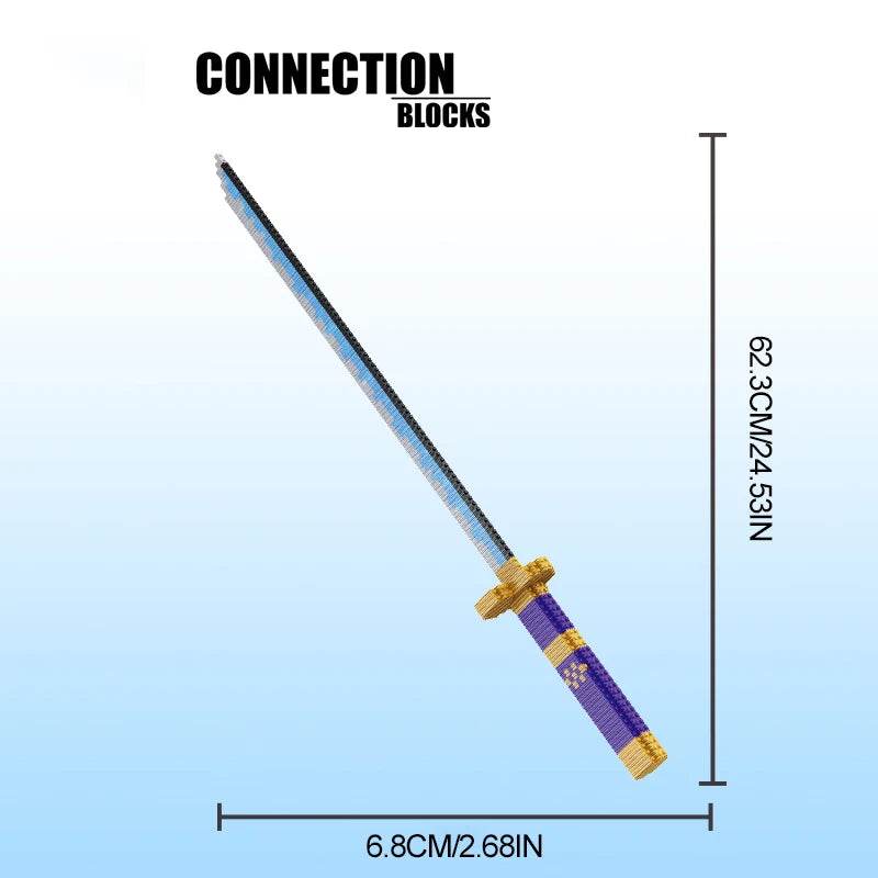 Samurai Sword Building Blocks Ninja Blade Katana Toys for Adults - ToylandEU