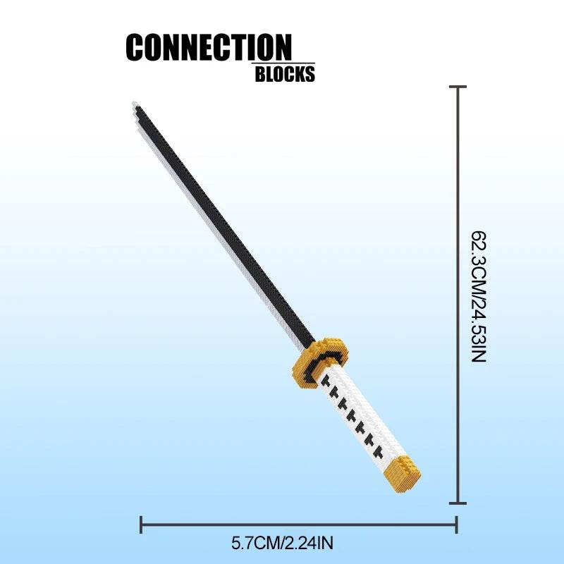 Samurai Sword Building Blocks Ninja Blade Katana Toys for Adults - ToylandEU