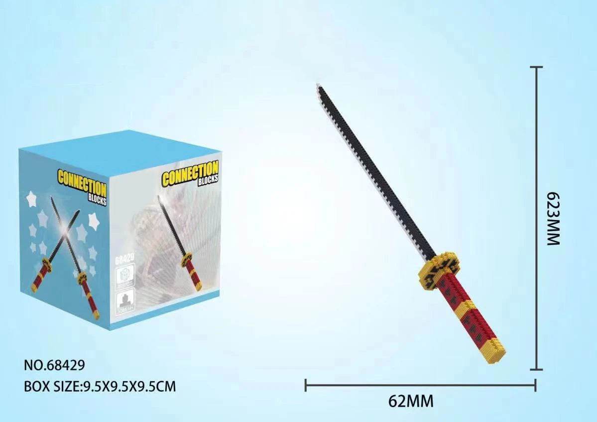 Samurai Sword Building Blocks Ninja Blade Katana Toys for Adults - ToylandEU