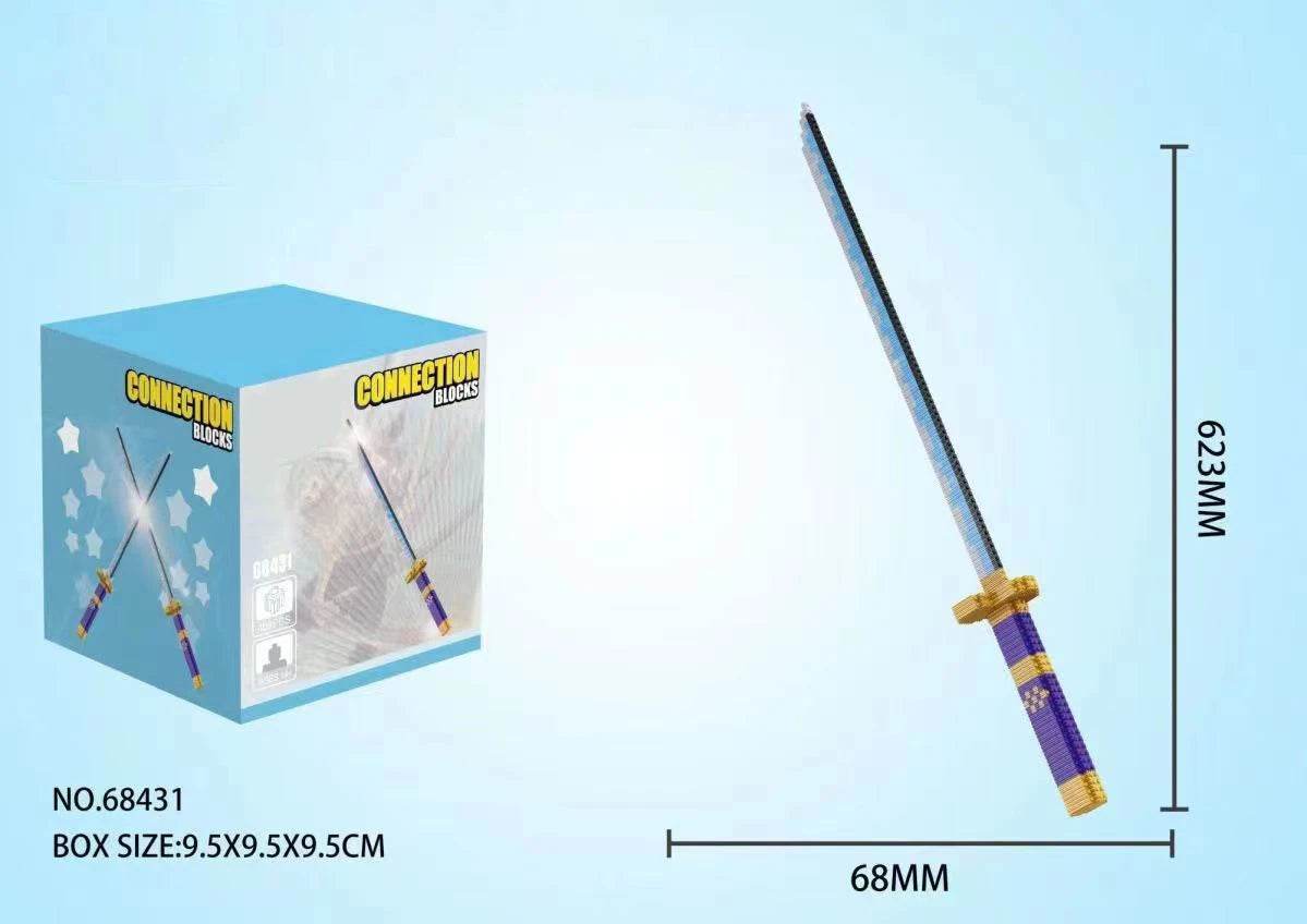 Samurai Sword Building Blocks Ninja Blade Katana Toys for Adults - ToylandEU