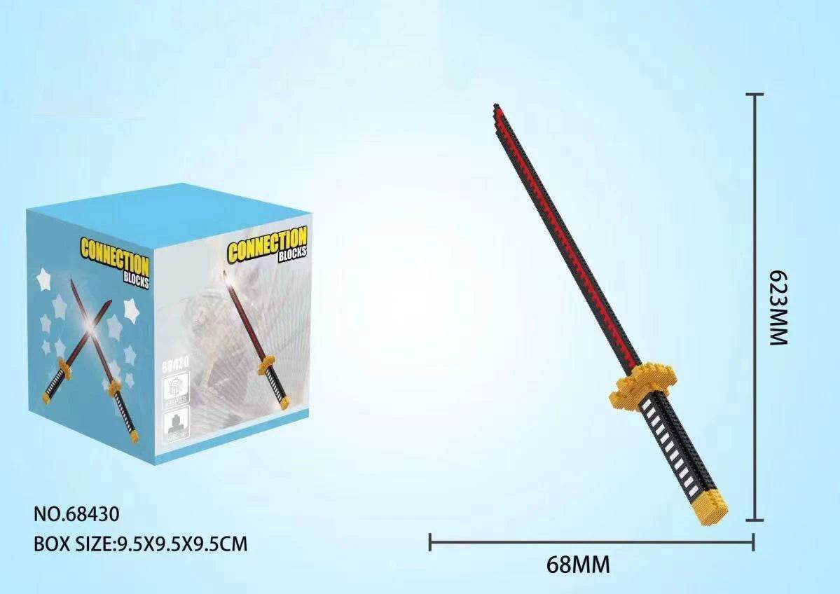 Samurai Sword Building Blocks Ninja Blade Katana Toys for Adults - ToylandEU