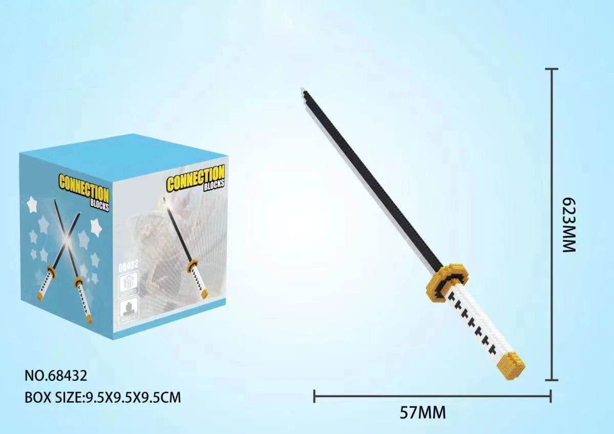 Samurai Sword Building Blocks Ninja Blade Katana Toys for Adults - ToylandEU