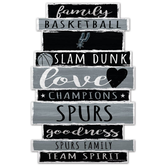 San Antonio Spurs 11x17 Wood Sign Established Date Decor - ToylandEU