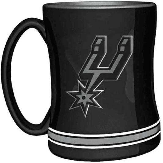 San Antonio Spurs 14 Oz Relief Coffee Mug Team Color -  ToylandEU™
